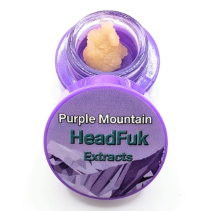 PURPLE MOUNTAIN HEADFUK LIVE RESIN $20