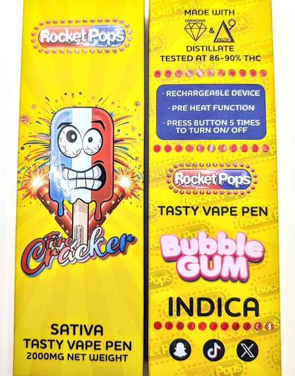 * ROCKET POPS TASTY VAPE PENS 2g